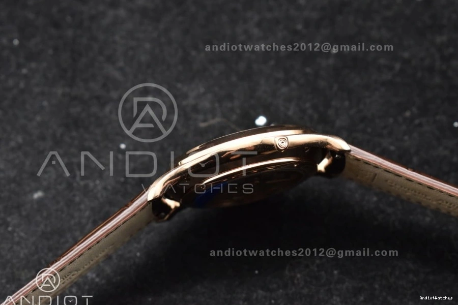 Brown SA925 Strap FreshLook Thin Edition Master on 908 Moon RG 1:1 White Ultra Super APSF Clone Dial Leather Best 0318